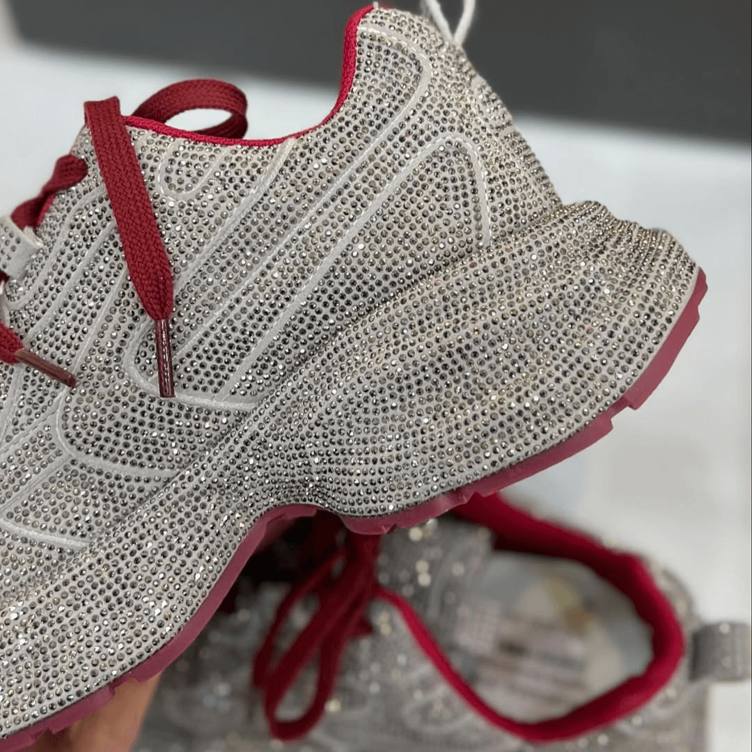 Baskets Diamond Balenciaga Gris