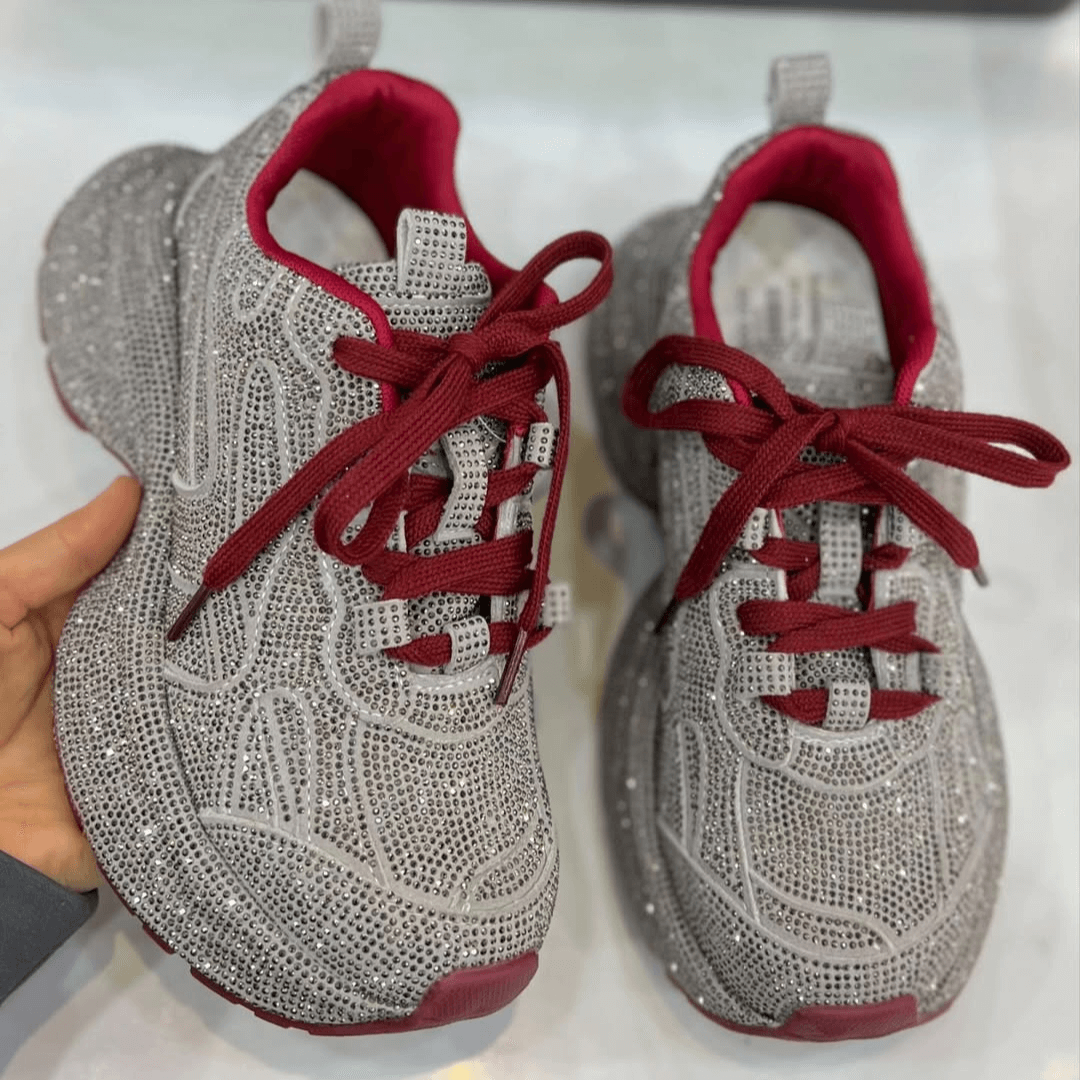 Baskets Diamond Balenciaga Gris